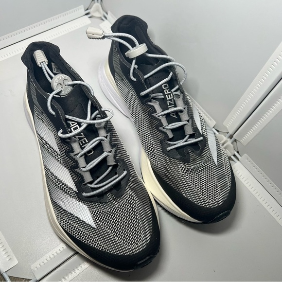 Women’s black grey Adizero Boston 12 running shoes size 6.5 excellent condition - Picture 3 of 11